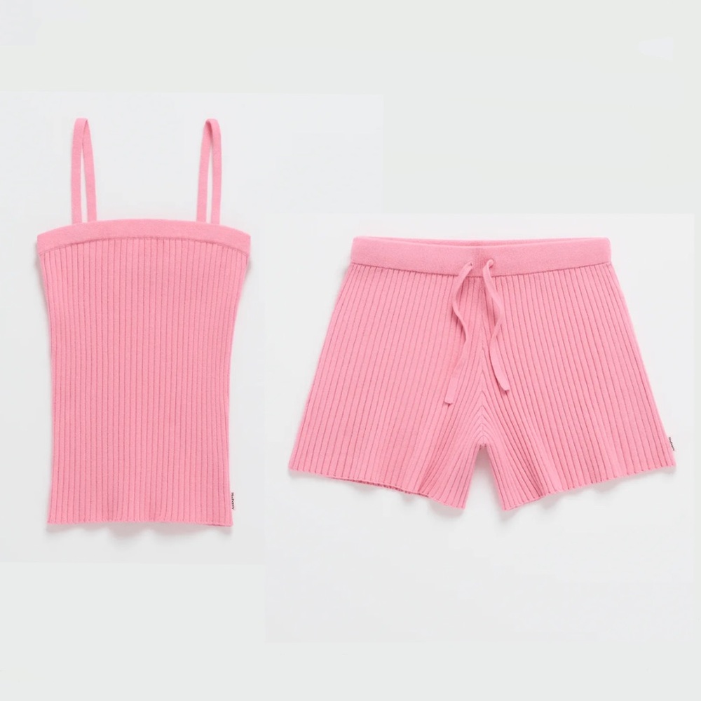 madhappy Classics Knitwear Ribbed Tank and Shorts Set
